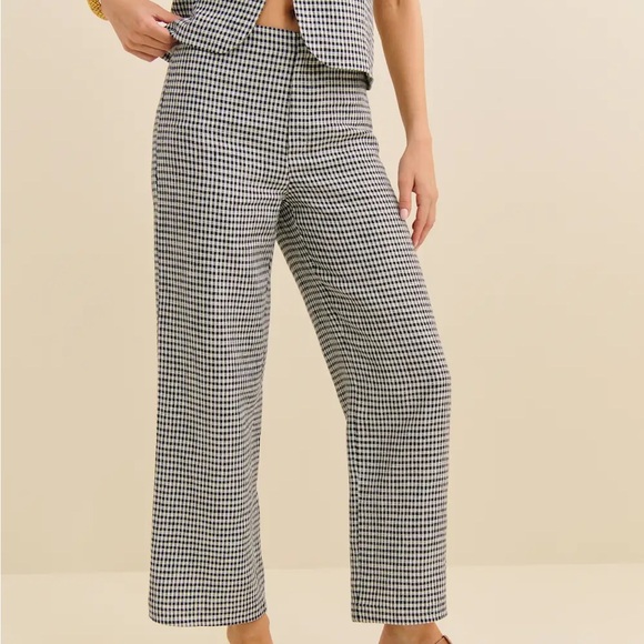 Reformation Joni Linen Cropped Pants - Picture 1 of 9